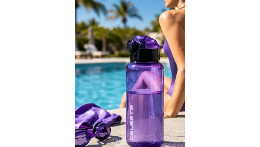 VENUS-AMETHYST10 1000 ml Celesta Tritan su matarası ürün görseli